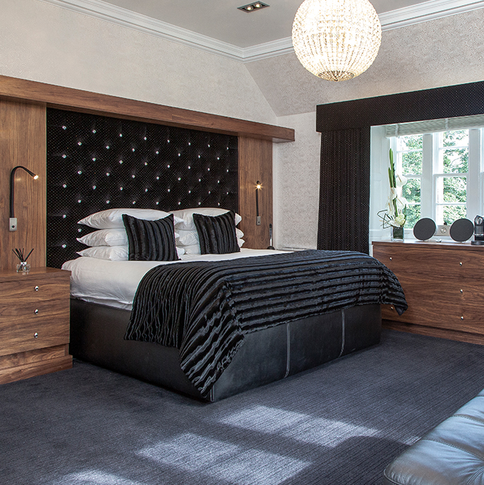 Bedroom details at The Parsonage
